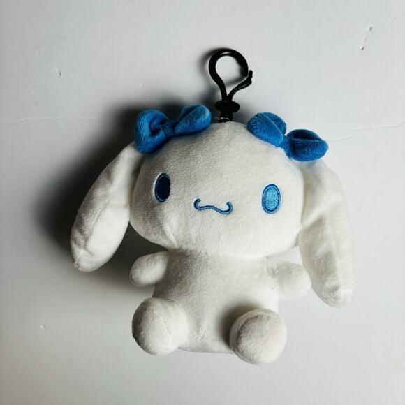 Hello Kitty & Friends Cinnamoroll Soft Stuffed Animal Plush Doll. With Clip. - Picture 3 of 13